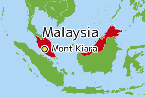 マレーシア モントキアラの地図