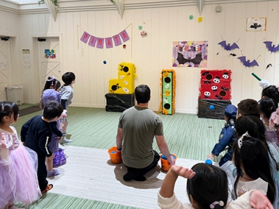 ボールトスゲームの様子