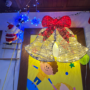 ママーズキッズアカデミーのクリスマスイルミネーション