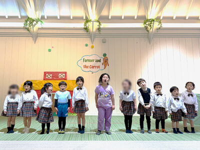 生活発表会の合同練習の様子