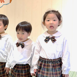 生活発表会の合同練習で歌をうたう生徒たち