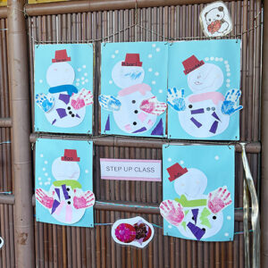 ステップアップクラスの生徒の2月製作物