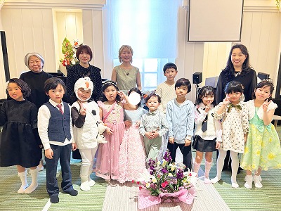 おけいこ教室ピアノ・バイオリン発表会の記念撮影