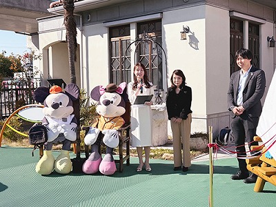 代表・PTA会長の挨拶の様子