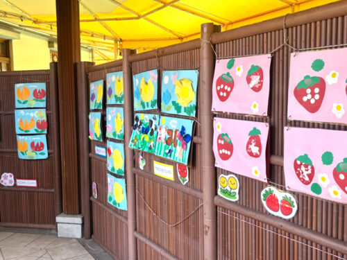 4月の制作物の掲示