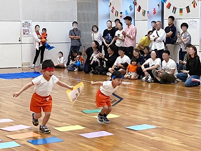 借り物競争の様子