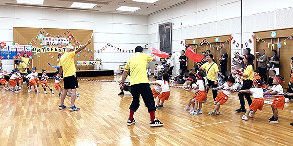 綱引きの様子